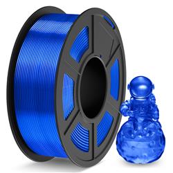 Sunlu 1,75 mm, 1 kg/bobine, filament PVB (bleu transparent)