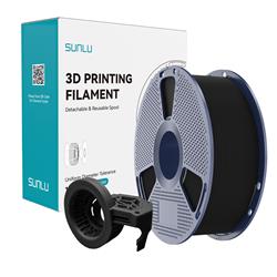 Sunlu 1.75mm, 1kg/spool, High Speed Matte PETG filament (Black)