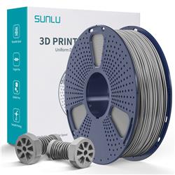 Sunlu 1.75mm, 0.9kg/spool, ABS filament (Silver)