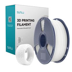 Sunlu 1.75mm, 1kg/spool, TPU 90A White