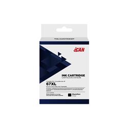 iCan Compatible HP 67XL Black Ink Cartridge, High Yield