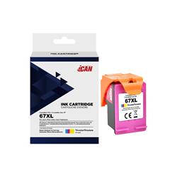 iCan HP 67XL Tri-color Ink Cartridge (Remanufactured)