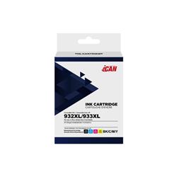 iCan HP 932XL Black and 933XL Tri-color Ink Cartridge (Remanufactured)