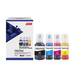 iCAN T502 T522 Compatible Refill Ink Bottles for Epson Ecotank
