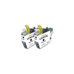 iCAN Cartouche d'encre noire compatible Brother LC 401 XL