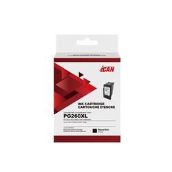 iCan Canon PG260XL Black Ink Cartridge (Remanufactured)