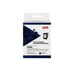 iCAN Compatible with HP 63XL Black Ink Cartridge (Remanufactured)