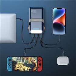 50000mAh PD 65W Portable Power Station with Built-in Flashlight