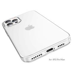 HOCO Case for iPhone 15 Pro Max, Light Series TPU, Transparent