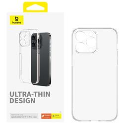 Baseus Phone Case for iPhone 15 Pro Max, Clear
