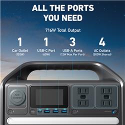 Anker PowerHouse 535 512Wh 500W Centrale électrique portative