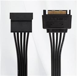 iCAN 15-pin SATA power extension cable - male to female