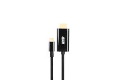 Câble iCAN Type-C vers HDMI (4K/60 Hz) M/M avec HDR - 1,8 m Noir