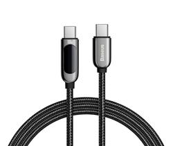 Baseus Display Fast Charging Data Cable Type-C to Type-C 100W 1m Black(Open Box)