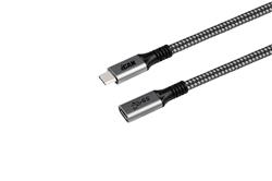 Câble iCAN USB 3.1 Type-C Mâle vers Type-C Femelle, 100W, 3,3 pieds