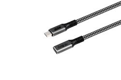 iCAN USB4 Type-C Male to Type-C Female Cable, 240W, 3.3ft