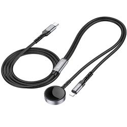 Hoco "CW54" 2-in-1 charging cable iP+iWatch