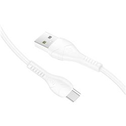 Câble Hoco USB 2.0 Type-A Mâle vers Type-C Mâle, 15W, 1,6 pied