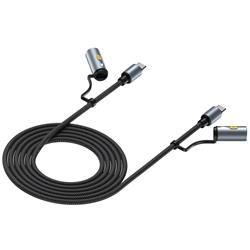 Câble USB Type-C vers Type-C multifonctionnel Choetech, 1,2 m (4 pi)