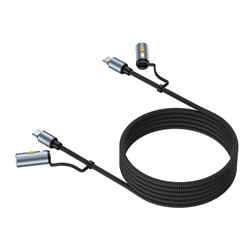 Câble USB Type-C vers Type-C multifonctionnel Choetech, 1,2 m (4 pi)