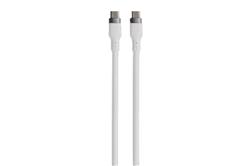 iCAN USB Type-C to Type-C silicone cable, 5A 240W, 3m (9.9ft), White