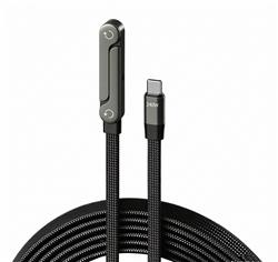 iCAN 2-in-1 Invisible Stand Fast Charging Cable, Type-C
