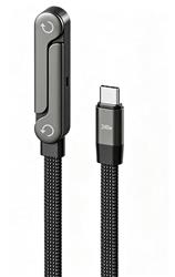 iCAN 2-in-1 Invisible Stand Fast Charging Cable, Type-C