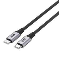 Câble iCAN USB 2.0 mâle Type-C vers mâle Type-C, 100W, 3 pieds