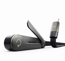 iCAN 2-in-1 Invisible Stand Fast Charging Cable, Type-C