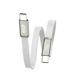 iCAN USB 2.0 Ultra-thin Type-C Male to Male Flat Cable, 240W, 6ft