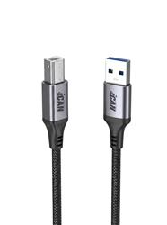 Câble iCAN USB 2.0 Type-A Mâle vers Type-B Mâle, 15 pieds