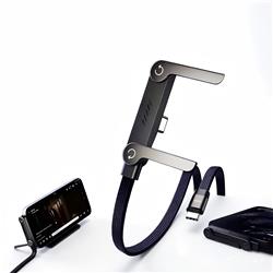 iCAN 2-in-1 Invisible Stand Fast Charging Cable, Type-C