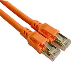 iCAN CAT6A Ethernet Patch Cable,10Gbps, 7FT, Orange