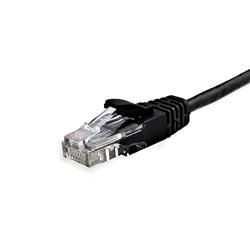 iCAN CAT6A Super Slim Ethernet Cable, 10Gbps 550MHz, 28AWG 20FT, Black(Open Box)