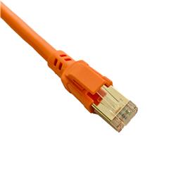 iCAN CAT6A Ethernet Patch Cable,10Gbps, 3FT, Orange