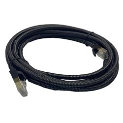 iCAN CAT7 Braided Ethernet Cable, 10Gbps 600Mhz, SSTP 26AWG, 15FT(Open Box)