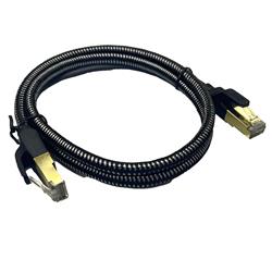 Câble Ethernet tressé iCAN CAT7, 10 Gbit/s, 600 MHz, SSTP 26 AWG, 91 cm