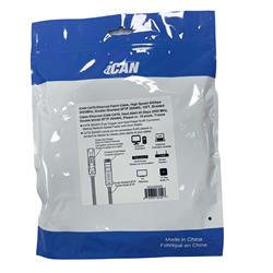 Câble Ethernet tressé iCAN CAT8, 40 Gbit/s, 2 000 MHz, S/FTP 26 AWG, 3 m