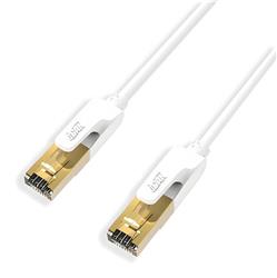 iCAN CAT8 Premium Ethernet Cable, S/FTP, 40Gbps 2000MHz,  15FT, White(Open Box)