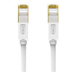 iCAN CAT8 Premium Ethernet Cable, S/FTP, 40Gbps 2000MHz,  50FT, White(Open Box)