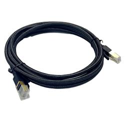 Câble Ethernet tressé iCAN CAT8, 40 Gbit/s, 2 000 MHz, S/FTP 26 AWG, 3 m
