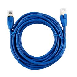 iCAN CAT7 Ethernet Patch Cable, High Speed 10Gbps 600MHz, Double Shielded S/FTP 26AWG, Gold Plated, 15FT, Blue