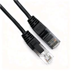 iCAN CAT6A Super Slim Ethernet Cable, 10Gbps 550MHz, 28AWG 20FT, Black(Open Box)