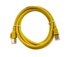 iCAN CAT6A Ethernet Patch Cable,10Gbps, 15FT,  Yellow