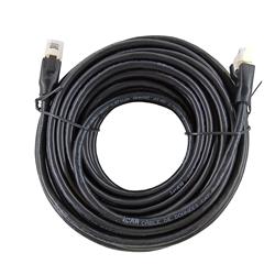 Câble de raccordement Ethernet CAT7 iCAN, haut débit 10 Gbit/s 600 MHz, double blindage S/FTP 26 AWG, plaqué or, 60 pieds, n...