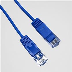 iCAN CAT6 Slim Ethernet Cable, 1000Mbps, Pure Bare Copper, 20FT, Blue