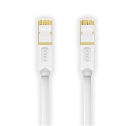 iCAN CAT7 Ethernet Cable,10Gbps 600MHz, SSTP, Gold Plated, 7FT, White(Open Box)