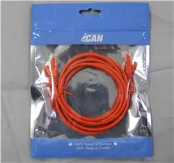 iCAN CAT.6A 6 ft 28AWG 10Gbps Orange