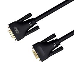 Câble iCAN SVGA 1080P à 60 Hz, mâle vers mâle, plaqué or, 3 m, noir