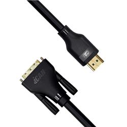 Câble iCAN HDMI vers DVI (DVI-D) double liaison, mâle vers mâle, 3 m